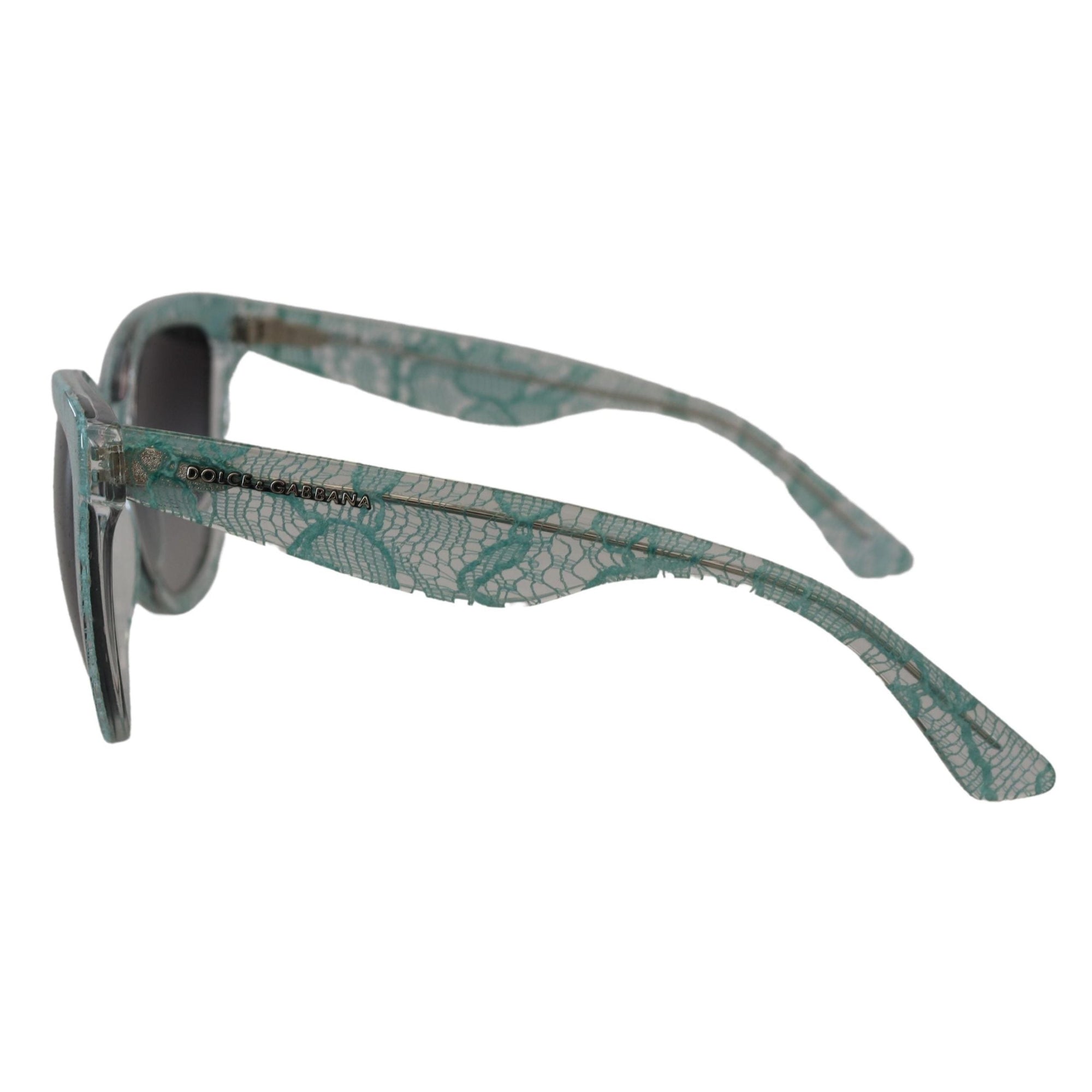 Dolce &amp; Gabbana Elegant Sicilian Lace Designer Sunglasses