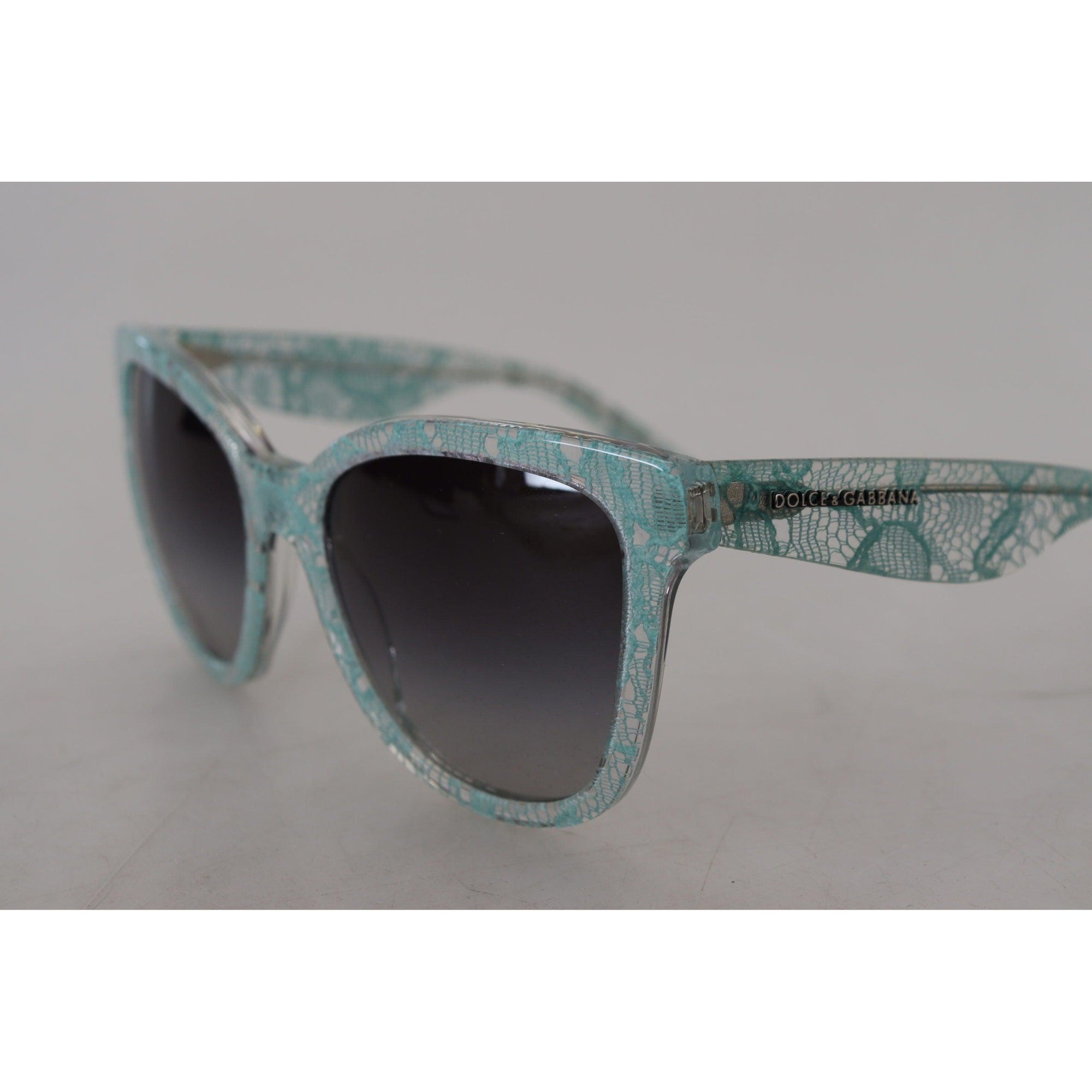 Dolce &amp; Gabbana Elegant Sicilian Lace Designer Sunglasses