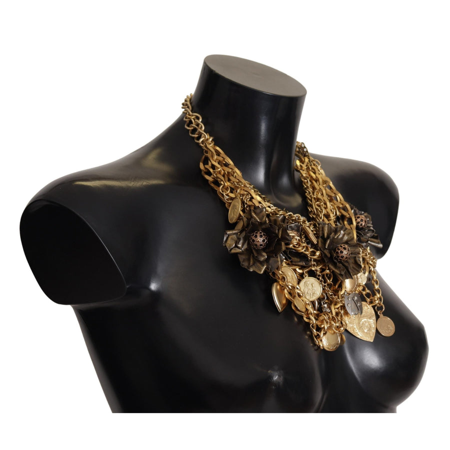 Dolce & Gabbana Sicilian Glamour Gold Statement Necklace