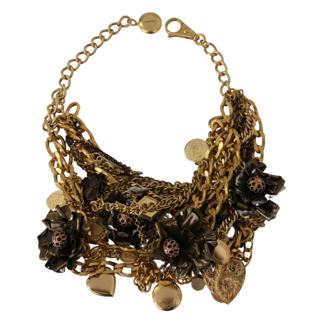 Dolce & Gabbana Sicilian Glamour Gold Statement Necklace