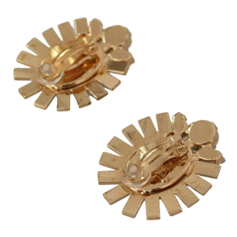 Dolce & Gabbana Sicilian Statement Clip-On Earrings