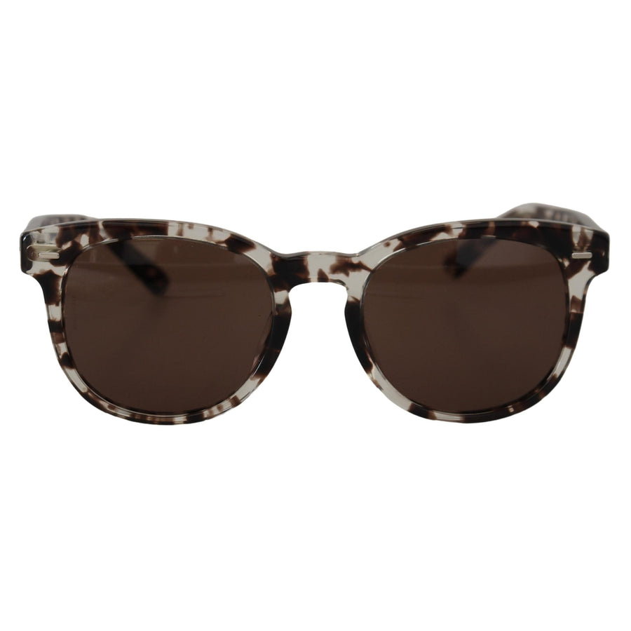 Dolce & Gabbana Chic Havana Brown Acetate Sunglasses