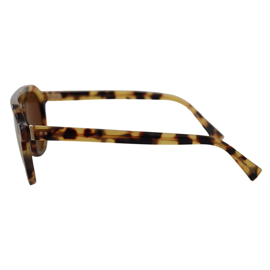 Dolce & Gabbana Chic Tortoiseshell Acetate Sunglasses