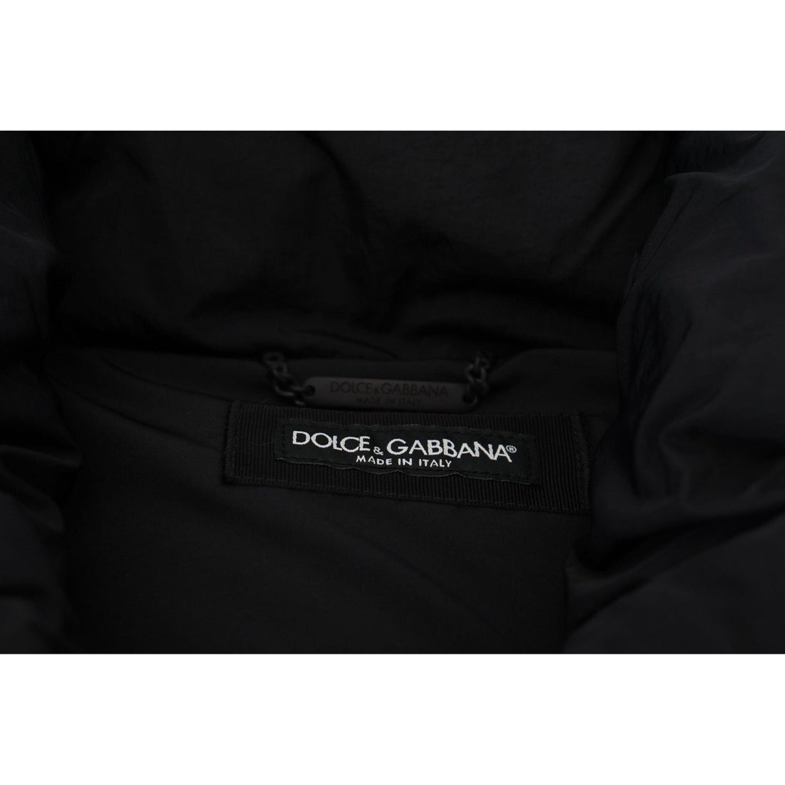 Dolce & Gabbana Elegant Black Sleeveless Vest Jacket