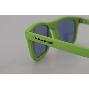 Dolce & Gabbana Acid Green Chic Full Rim Sunglasses