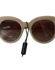 Dolce & Gabbana Beige Chic Acetate Women's Sunglasses