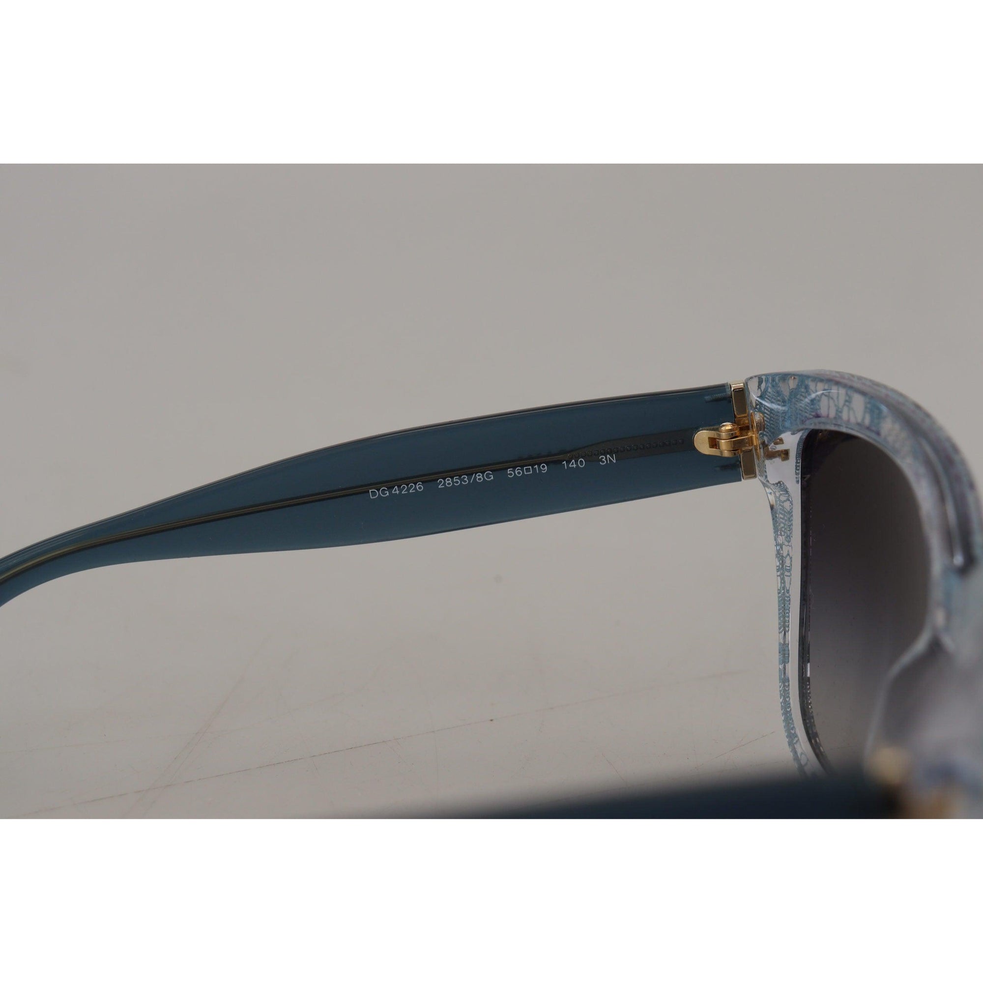 Dolce &amp; Gabbana Elegant Sicilian Lace-Infused Women&#39;s Sunglasses