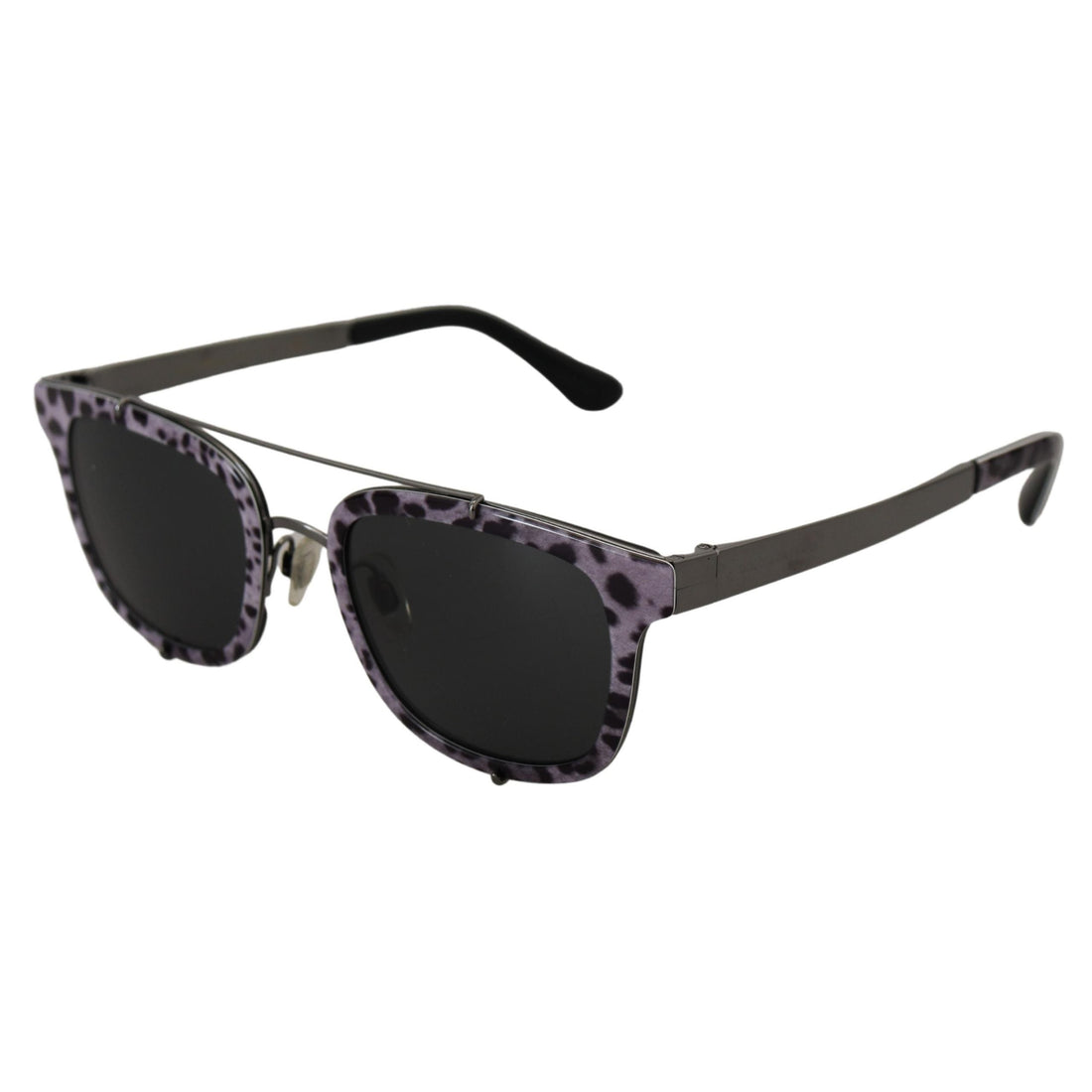 Dolce & Gabbana Chic Purple Lens Metal Frame Sunglasses