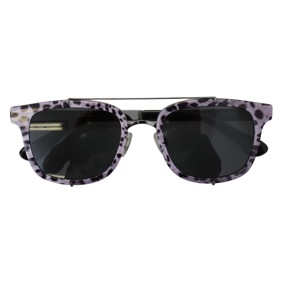 Dolce & Gabbana Chic Purple Lens Metal Frame Sunglasses