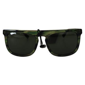 Dolce & Gabbana Chic Green Acetate Women's Sunglasses