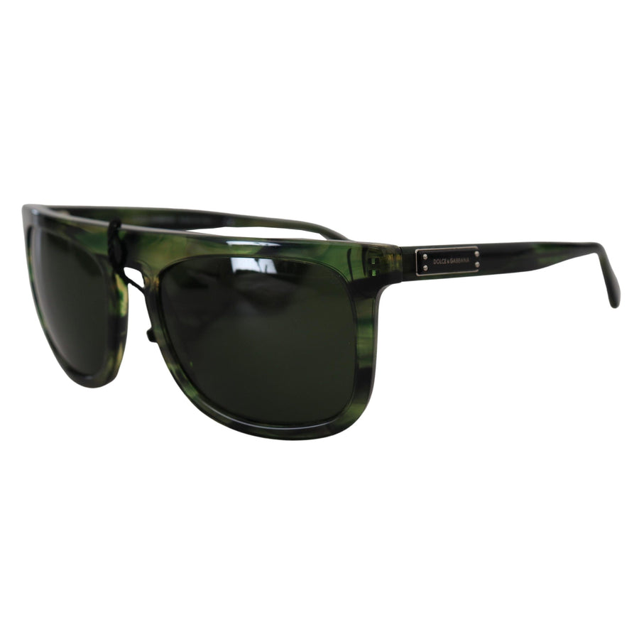 Dolce & Gabbana Chic Green Acetate Women's Sunglasses