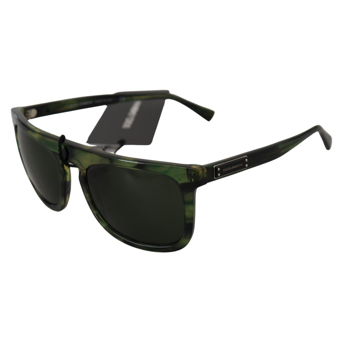 Dolce & Gabbana Chic Green Acetate Women's Sunglasses