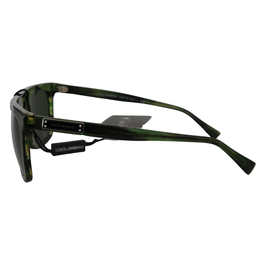 Dolce & Gabbana Chic Green Acetate Women's Sunglasses