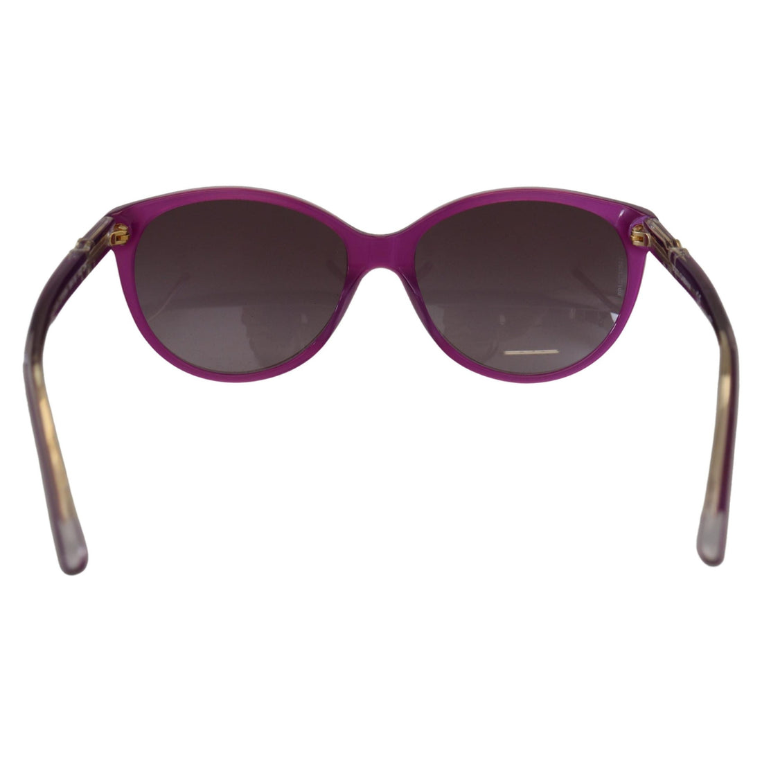 Dolce & Gabbana Chic Purple Acetate Round Sunglasses