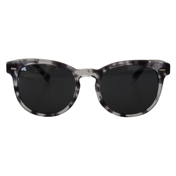 Dolce & Gabbana Elegant Black Havana Sunglasses