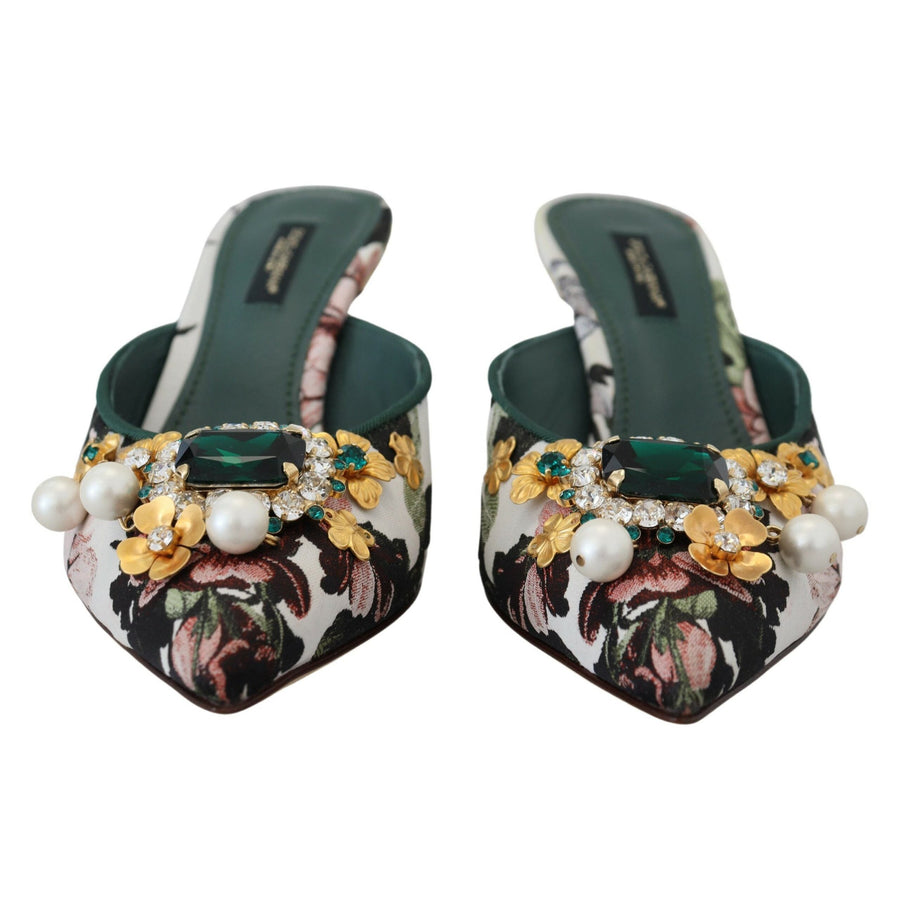 Dolce & Gabbana Multicolor Flat Luxury Sandals