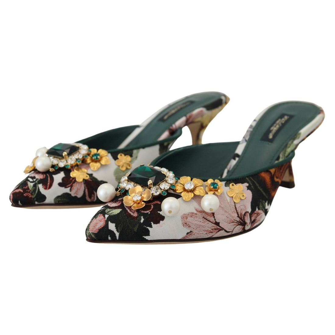 Dolce & Gabbana Multicolor Flat Luxury Sandals