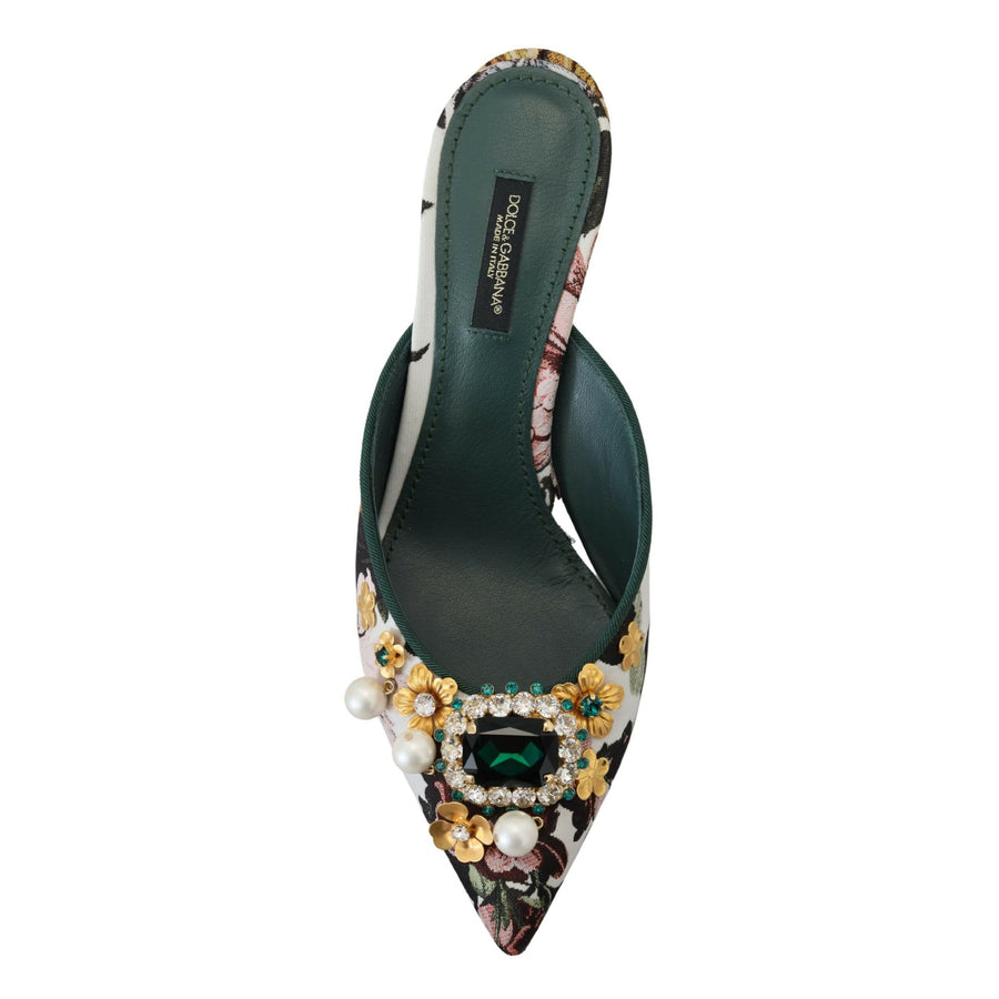 Dolce & Gabbana Multicolor Flat Luxury Sandals