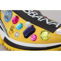 Dolce & Gabbana Exquisite Yellow Techno Fabric Sneakers