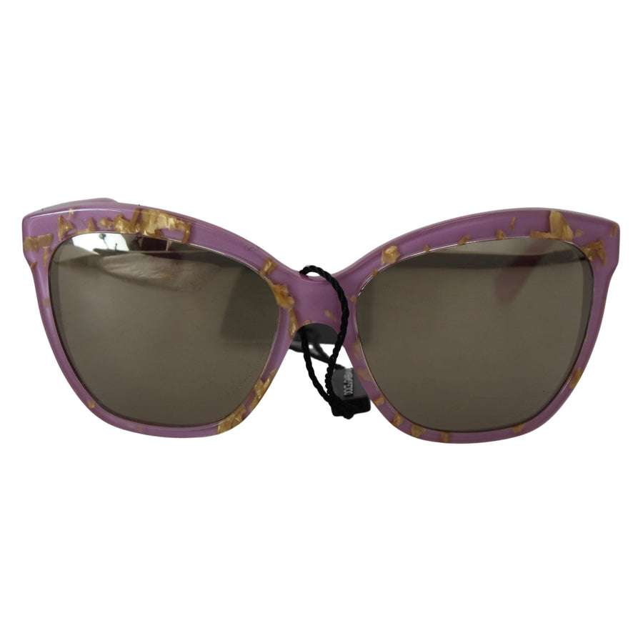 Dolce & Gabbana Elegant Violet Acetate Sunglasses