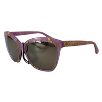 Dolce & Gabbana Elegant Violet Acetate Sunglasses