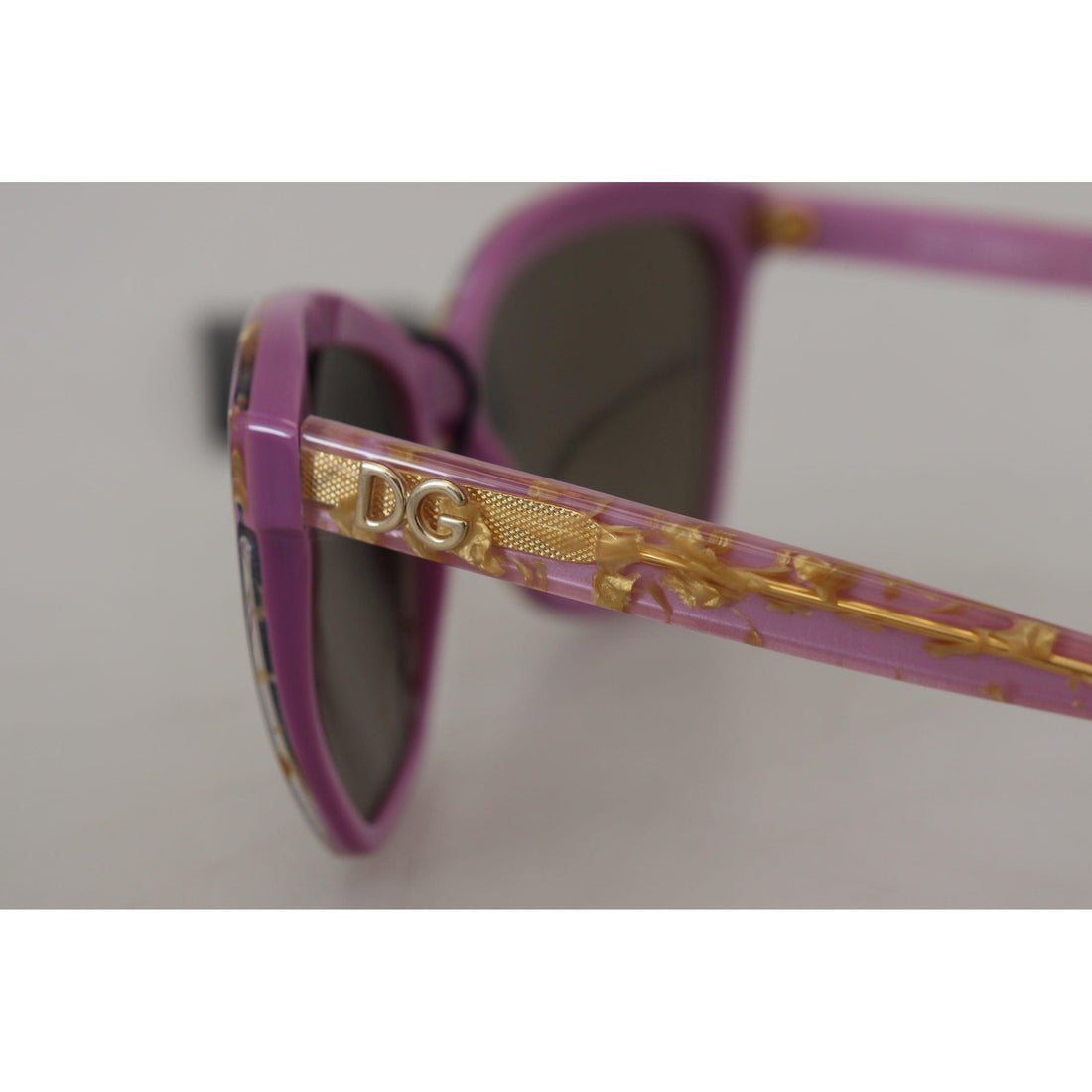 Dolce & Gabbana Elegant Violet Acetate Sunglasses