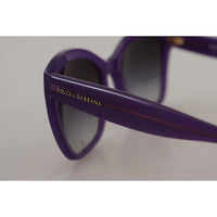 Dolce & Gabbana Elegant Purple Gradient Lens Sunglasses