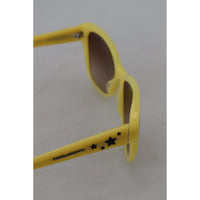 Dolce & Gabbana Chic Yellow Acetate Gradient Sunglasses