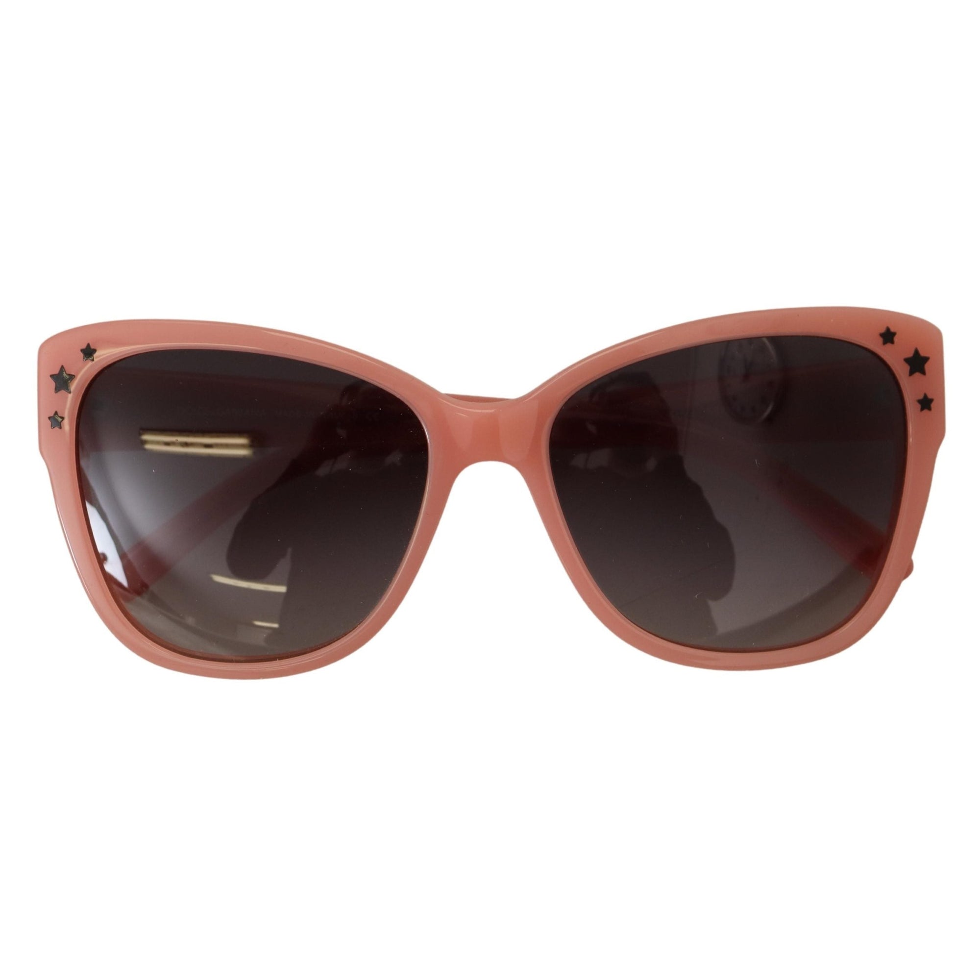 Dolce &amp; Gabbana Elegant Pink Gradient Sunglasses