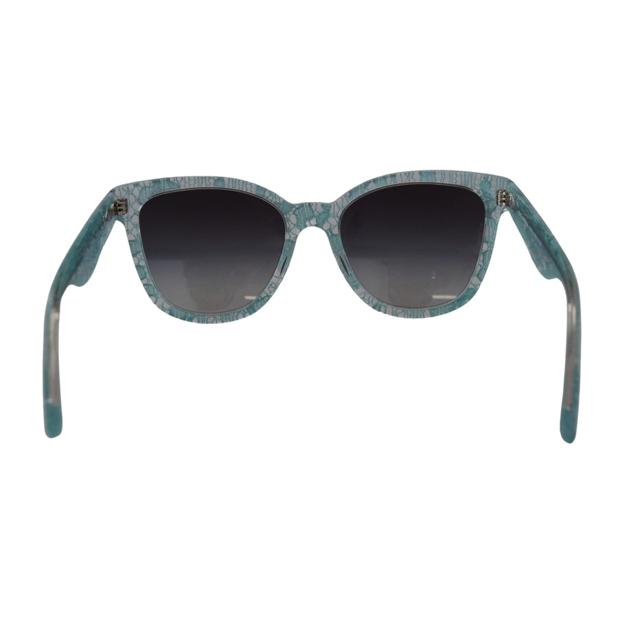 Dolce & Gabbana Sicilian Lace Crystal-Infused Sunglasses