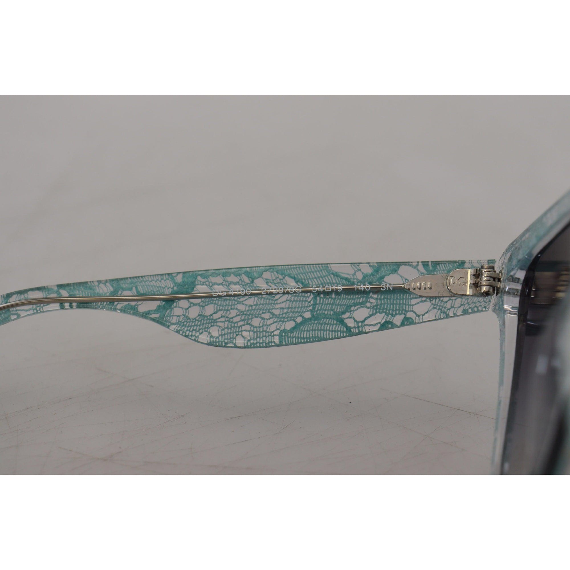 Dolce &amp; Gabbana Sicilian Lace Crystal-Infused Sunglasses