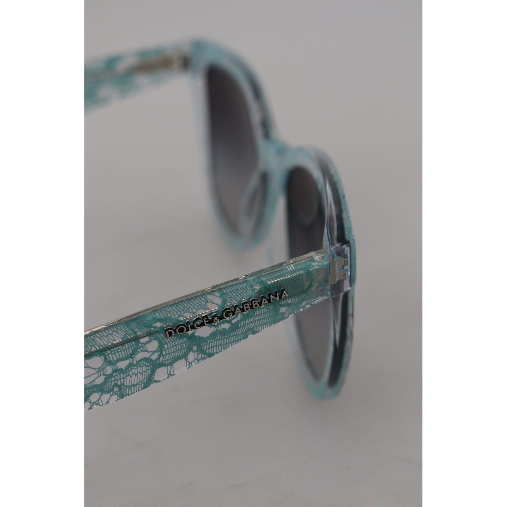 Dolce &amp; Gabbana Sicilian Lace Crystal-Infused Sunglasses