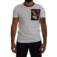 Dolce & Gabbana Elegant White Crewneck Cotton T-Shirt