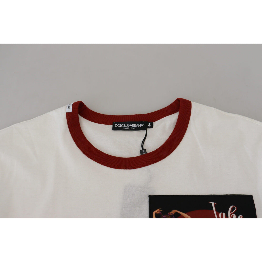 Dolce & Gabbana Elegant White Crewneck Cotton T-Shirt