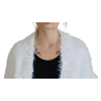 Dolce & Gabbana Elegant White Long Sleeve Cardigan Jacket