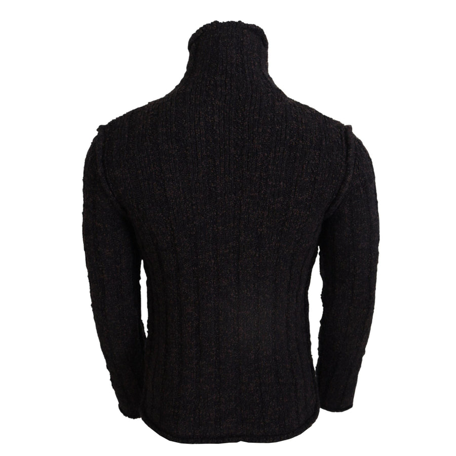 Dolce & Gabbana Elegant Turtleneck Wool-Blend Sweater