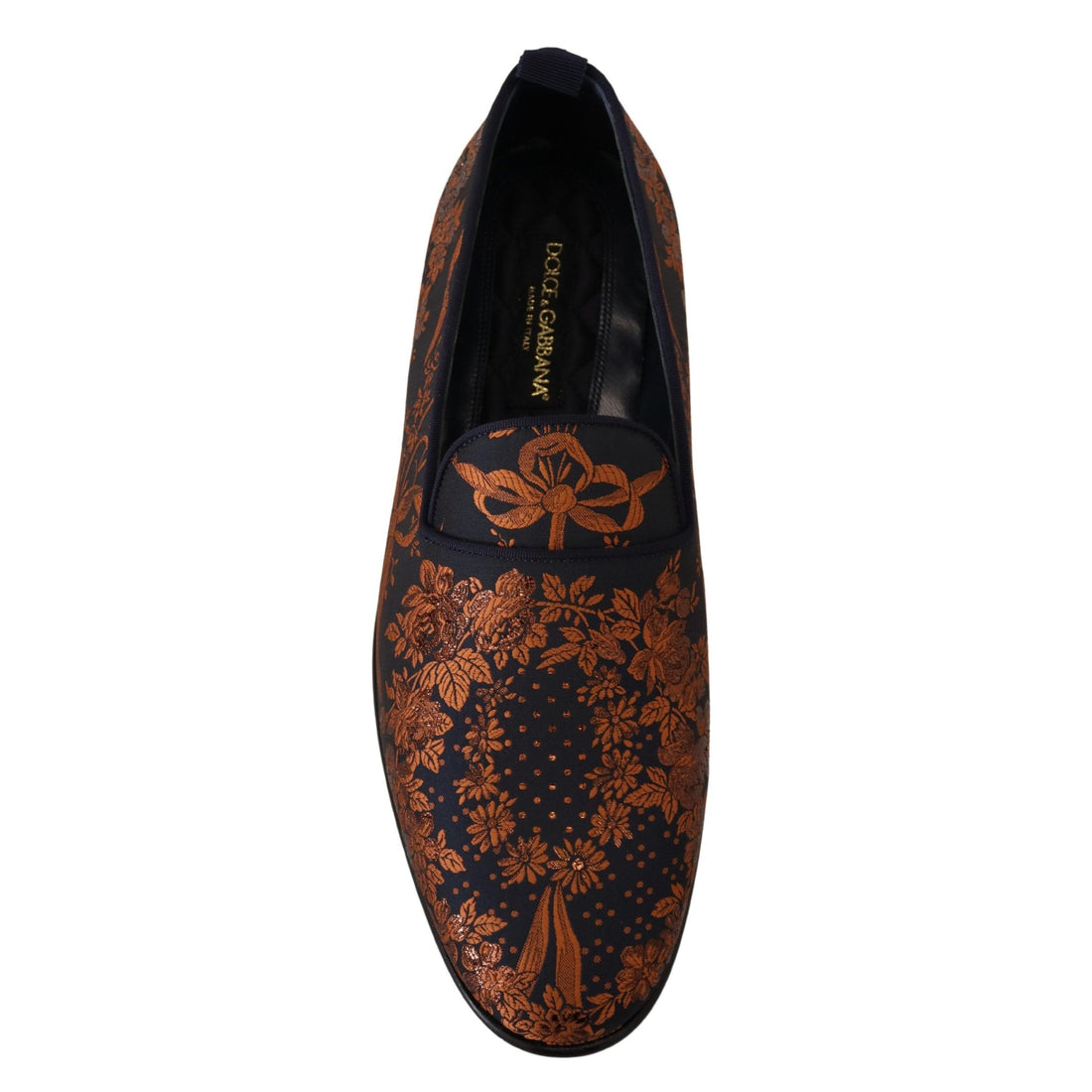 Dolce & Gabbana Elegant Floral Slip-On Loafers