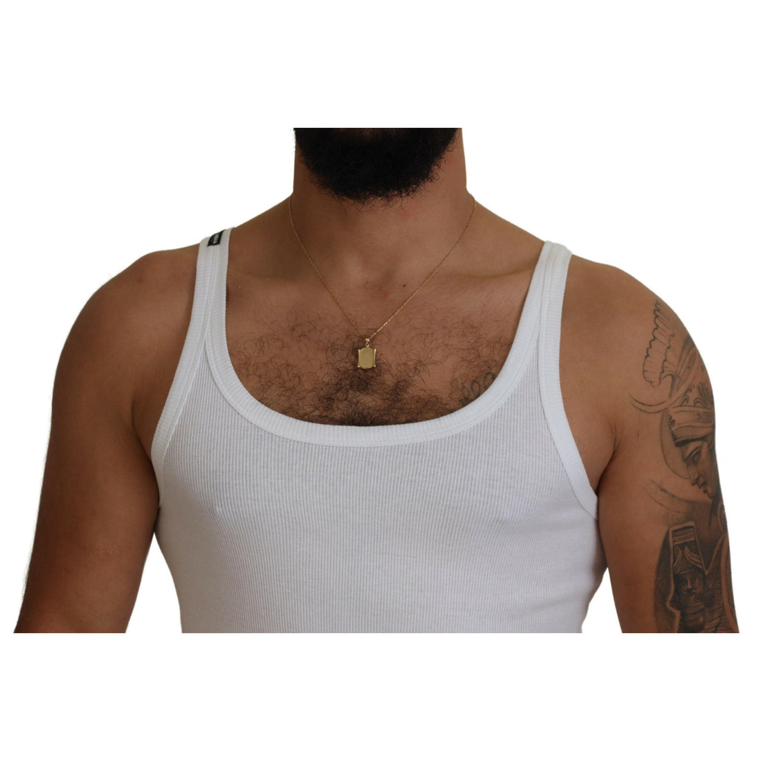 Dolce & Gabbana Elegant White Sleeveless Tank T-Shirt