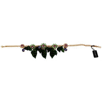 Dolce & Gabbana Elegant Floral Sicily Charm Necklace