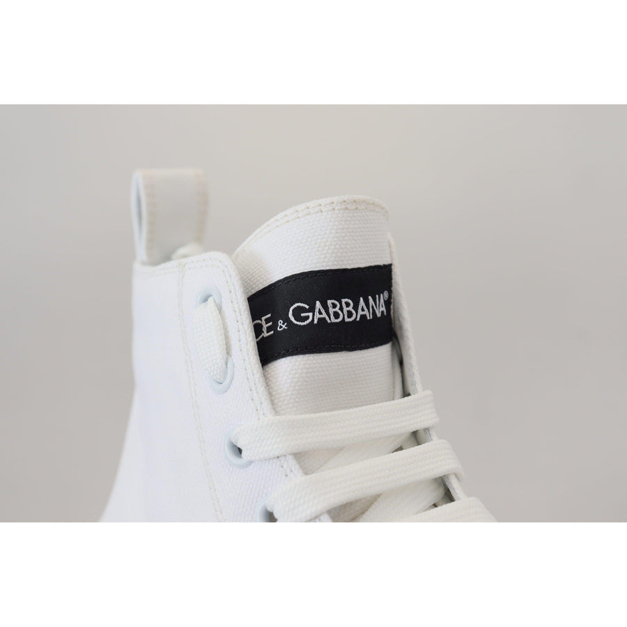 Dolce & Gabbana Elegant High Top Canvas Sneakers