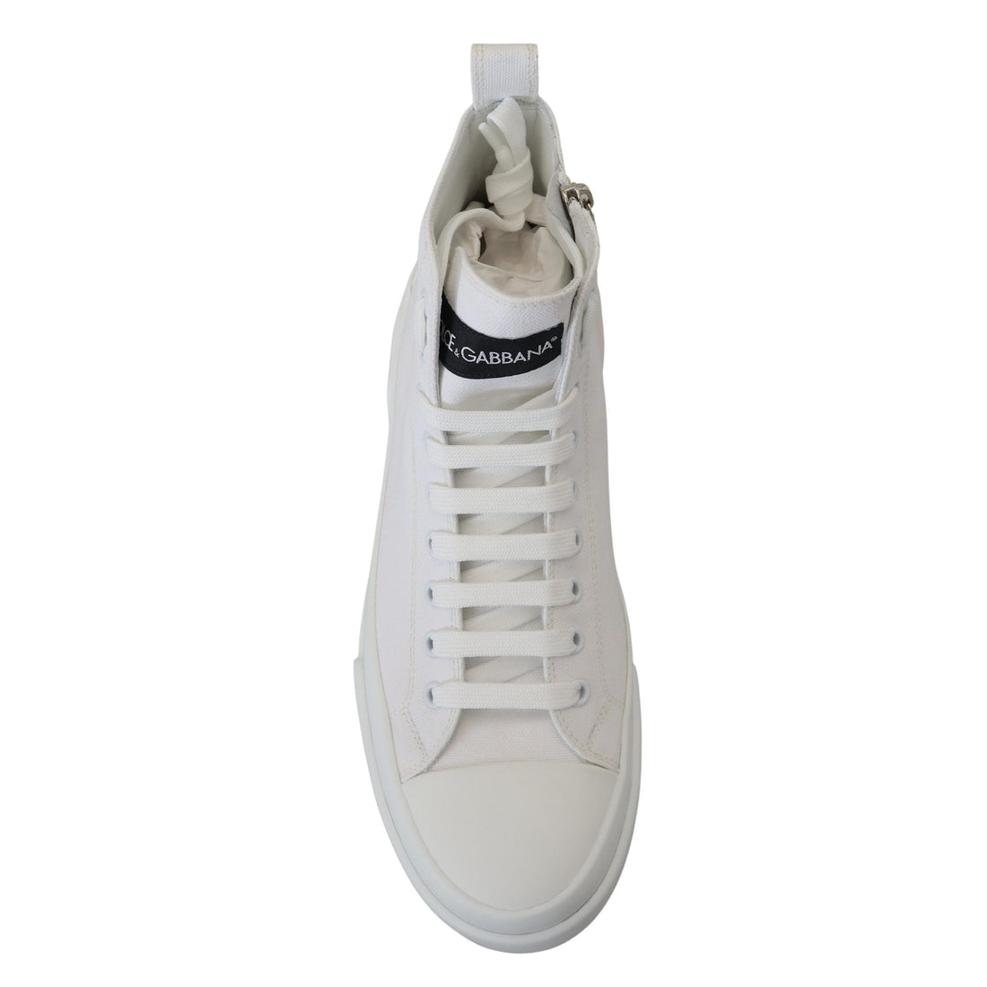 Dolce & Gabbana Elegant High Top Canvas Sneakers