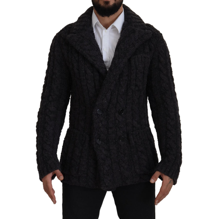 Dolce & Gabbana Elegant Double-Breasted Wool-Cashmere Coat