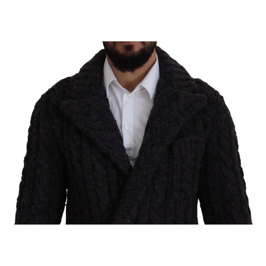 Dolce & Gabbana Elegant Double-Breasted Wool-Cashmere Coat