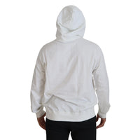 Dolce & Gabbana Stunning White Hooded Sweater