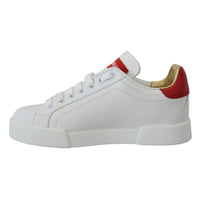 Dolce & Gabbana Sparkling White Portofino Sneakers