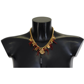 Dolce & Gabbana Opulent Multicolor Crystal Statement Necklace