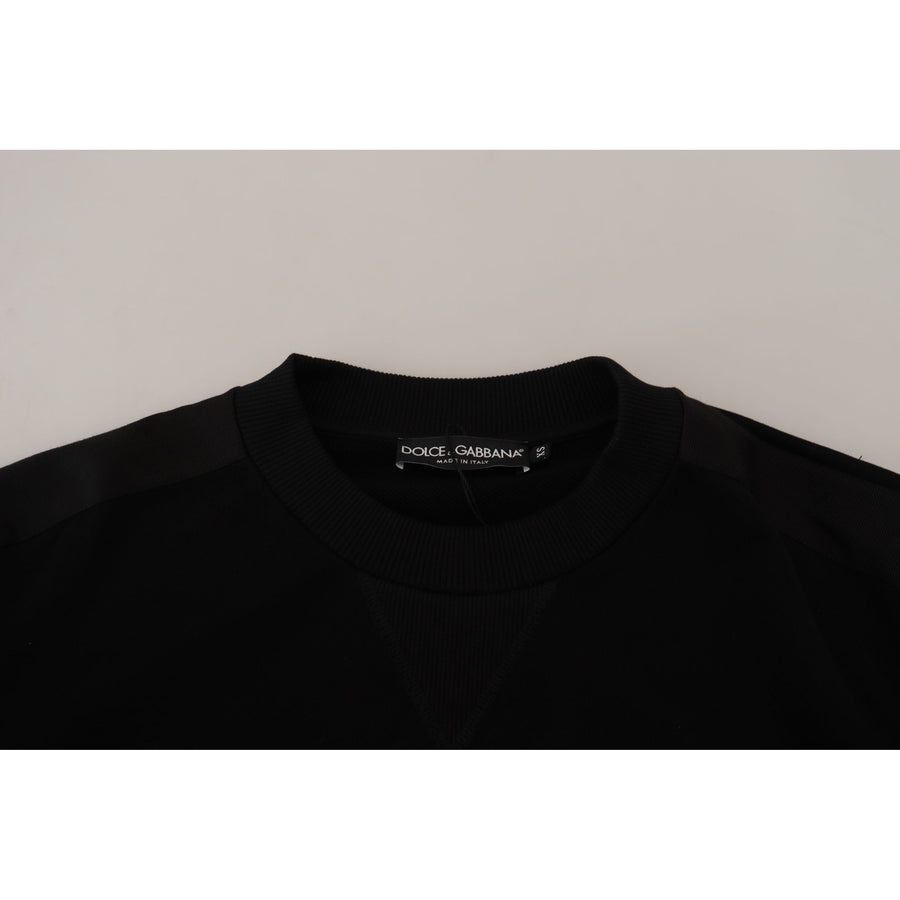 Dolce & Gabbana Elegant Crewneck Cotton Blend Sweater