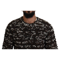 Dolce & Gabbana Elegant Bronze Knit Pullover Sweater