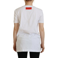 Dolce & Gabbana Chic White Cotton Logo Tee