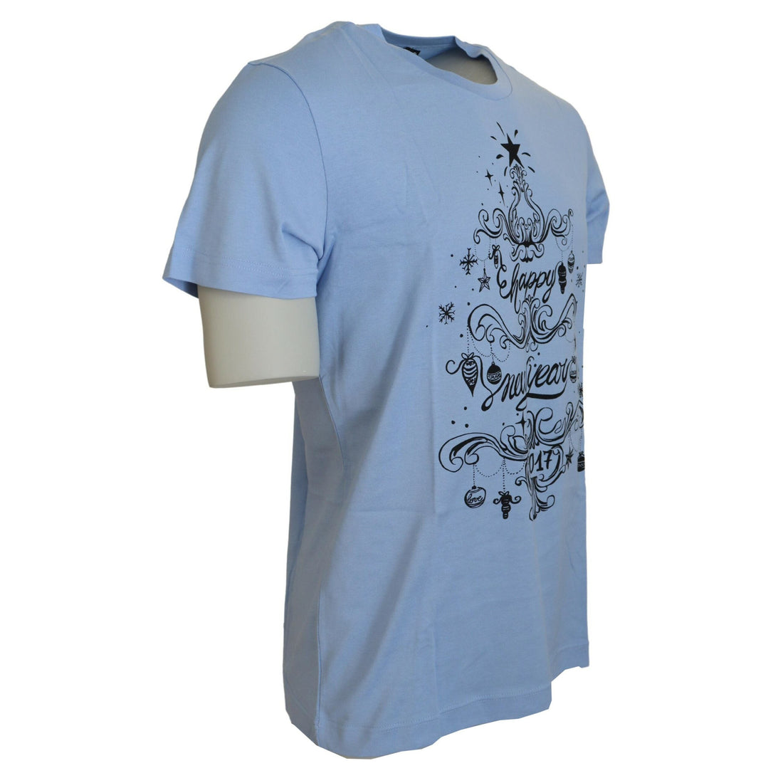 Dolce & Gabbana Elegant Light Blue Cotton Tee